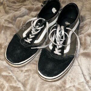 Vans Black and Gray Men's Sneakers